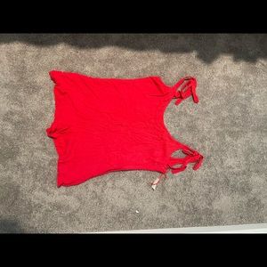 Bright Red Playsuit